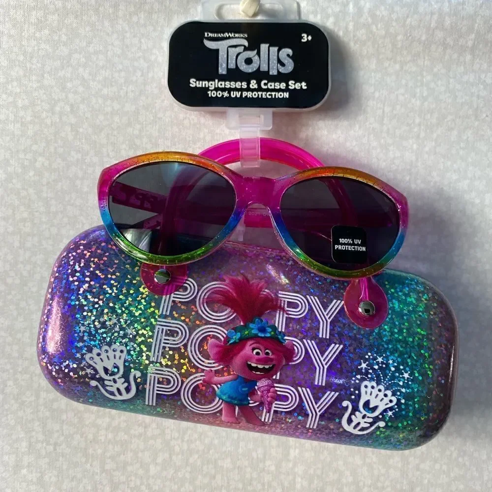 DREAMWORKS TROLLS Sunglasses and Matching Case Set